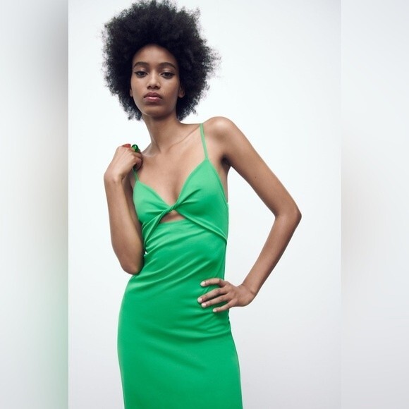 ZARA GATHERED DRESS - Picture 5 of 5